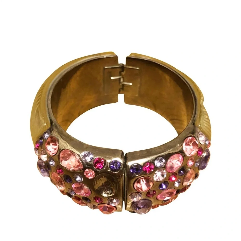 Thick Jeweled Cuff